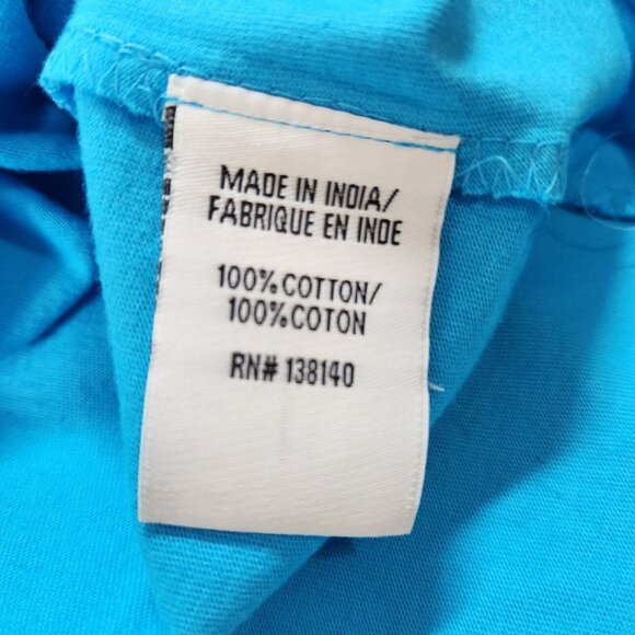 Born Fly Men's  "Fly Zone Carnival" Blue Graphic Print T-Shirt Size XL   (15) - Picture 5 of 10